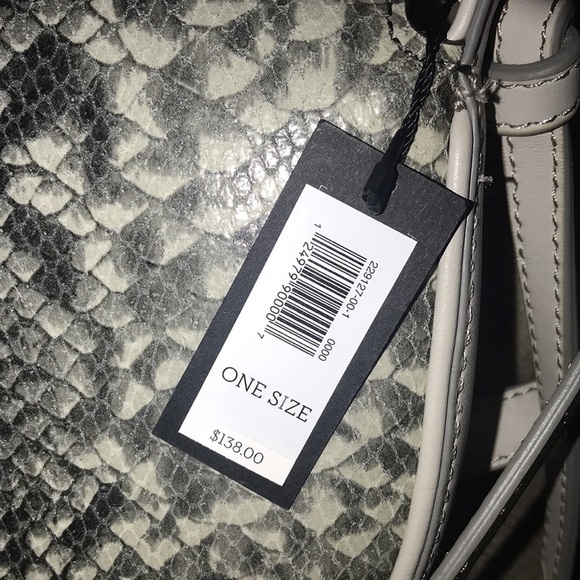 NWT Banana Republic Faux Snakeskin Crossbody Bag - Picture 3 of 10